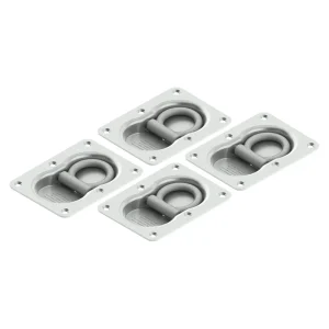 4er Set SPP UP-02 Zurrmulde zweifach – , 1000 daN (1000 kg) Zugkraft