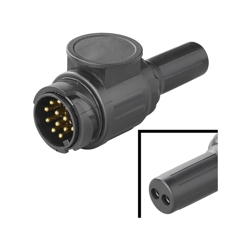 Stecker 13-polig PVC Typ Jaeger mit 2-Loch-Tülle – Hochwertige Qualität für den Alltag – Bild 2